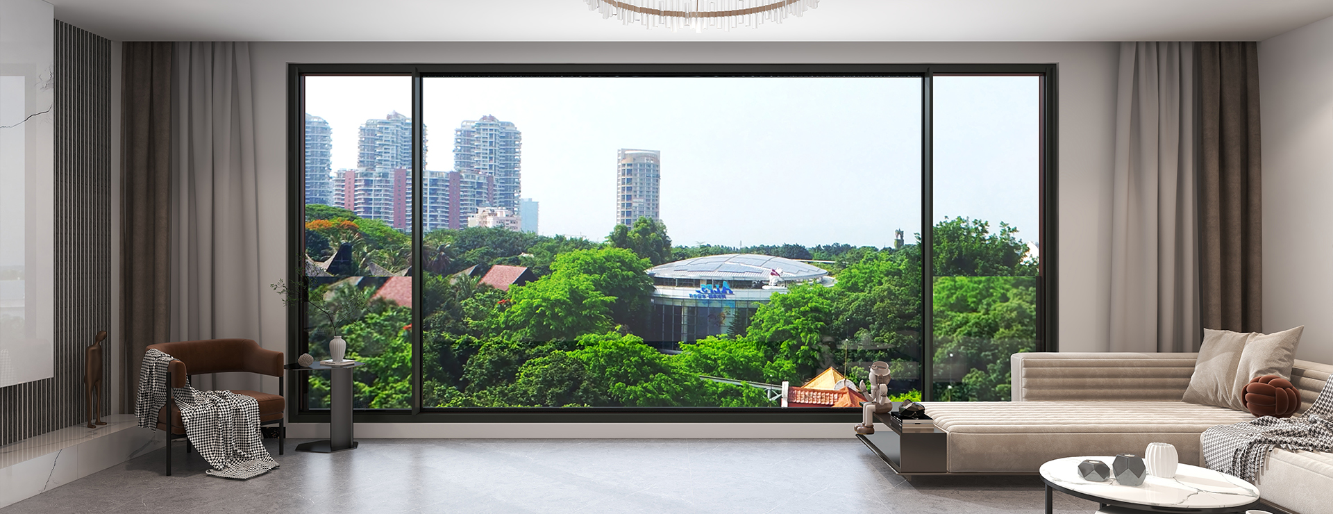 產(chǎn)品優(yōu)勢(shì)客廳篇 - 伊盾一線門窗品牌